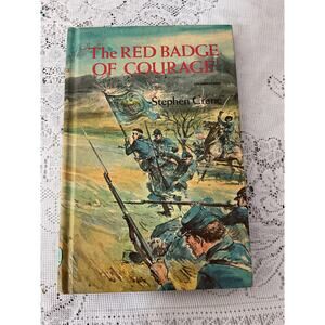 1968 "The Red Badge of Courage" by Stephen Crane Hardcover Book VG